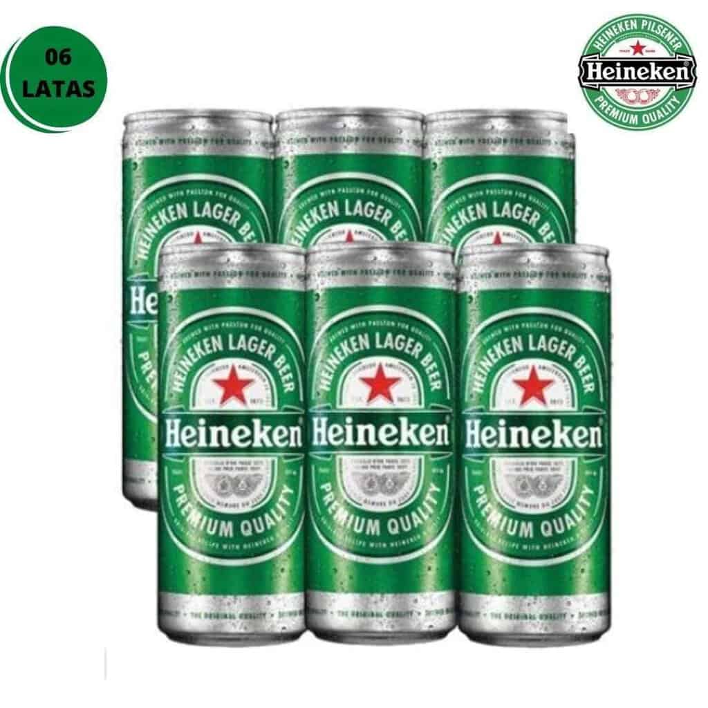 Combo Un Cerveja Heineken Lata Ml Promotop