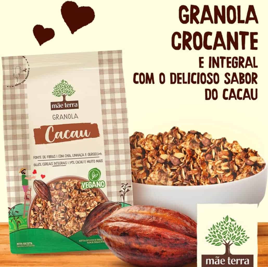 Granola Cacau Nibs M E Terra Pacote G Promotop