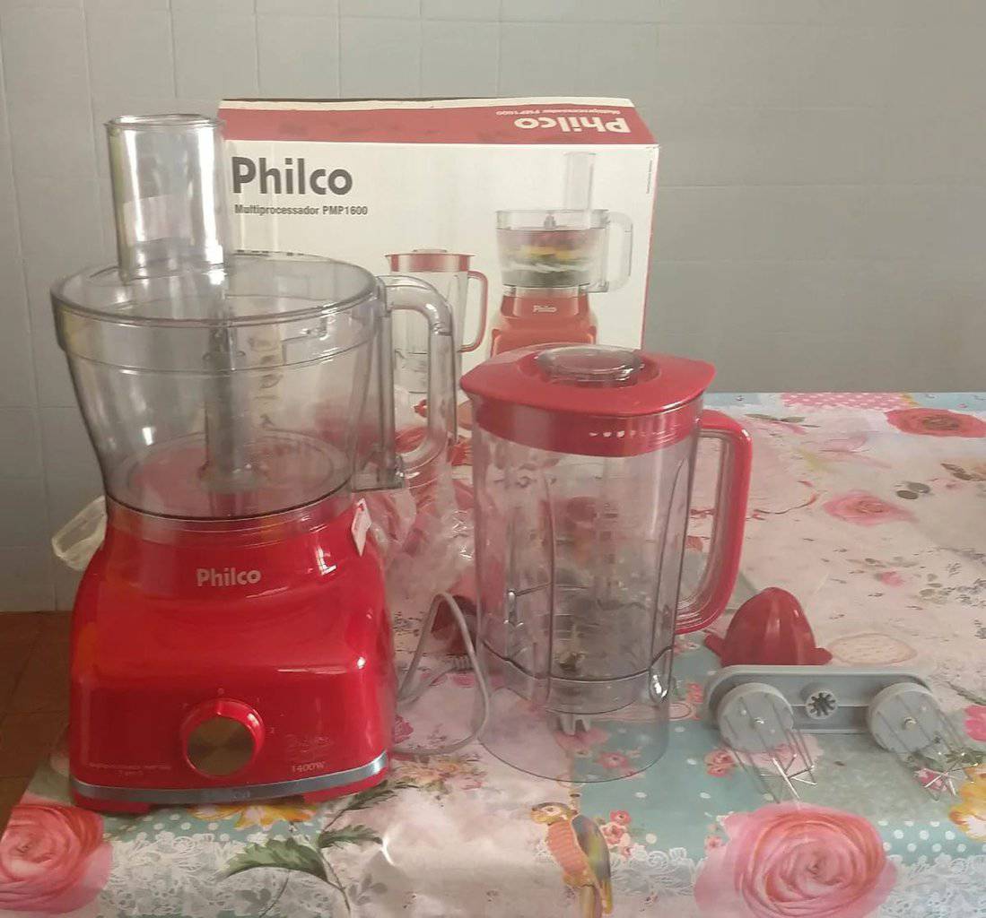 Multiprocessador Pmp1600v 1400W Vermelho 127v Philco Promotop