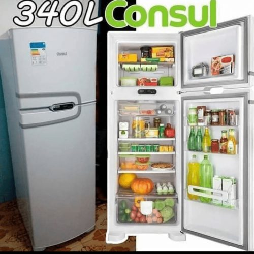 Geladeira Refrigerador Consul Frost Free Duplex Branca 340L CRM39ABANA