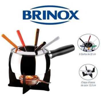 Aparelho de Fondue Inox 11 Peças Brinox - 1241/116