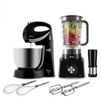 Batedeira Philco Paris Duo Mixer Turbo 350W + Liquidificador Philco Paris 900W Pkt33p