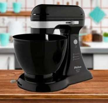 Batedeira Portátil Preta 500W PBT510P - 4 Velocidades