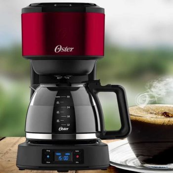 Cafeteira Oster Day Light Red Programável