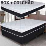 Cama Box Casal Box + Colchão Umaflex - Mola Ensacada 24cm de Altura Zurique 138