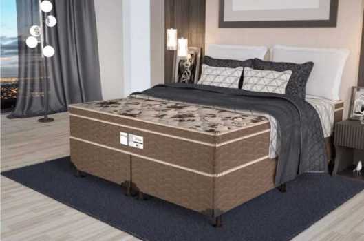 Cama Box Queen Size (Box + Colchão) ProDormir - Colchões Mola 26cm de Altura Sensitive Fusion