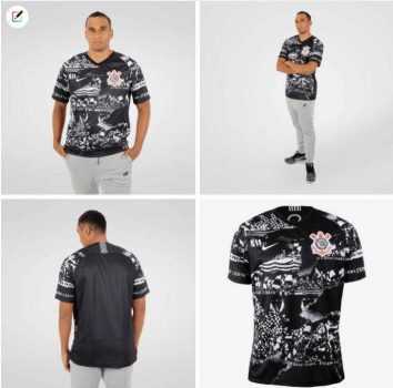Camisa Nike Corinthians III Invasões Torcedor Pro Masculina