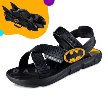 Chinelo Infantil Grendene Kids Batman Batmovel - Preto