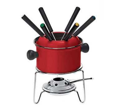 Cj. Fondue Pequeno 10 Pc. Vermelho Euro Vermelho