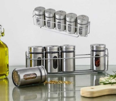 Conjunto de Porta Condimentos 80ml 5 Peças - La Cuisine