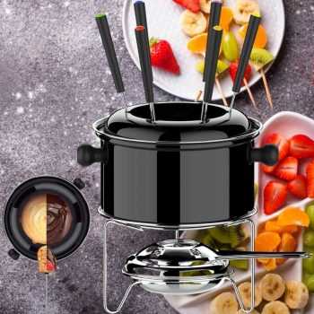 Conjunto para Fondue com 10 peças Richwell Preto