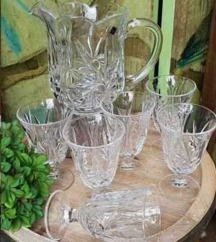 Conjunto para Suco em Cristal 7 Peças Lyor – Prima Luxo