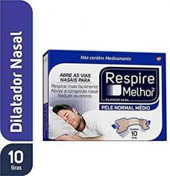 Dilatador Nasal Pele Normal, Respire Melhor, 30 Unidades