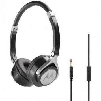 Fone de Ouvido Motorola Pulse 2 com Microfone, Preto