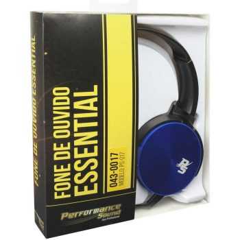 Fone de Ouvido Nêmesis Essential Flat com Microfone - Azul