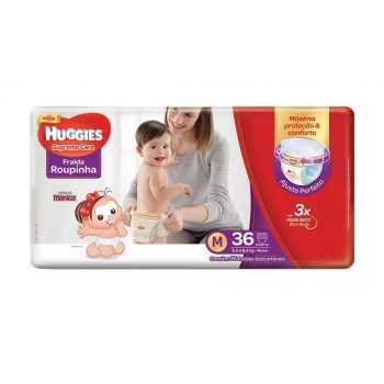 Fralda Huggies Turma da Mônica Supreme Care - Roupinha Tam. M 5,5 a 9,5kg 36 Unidades