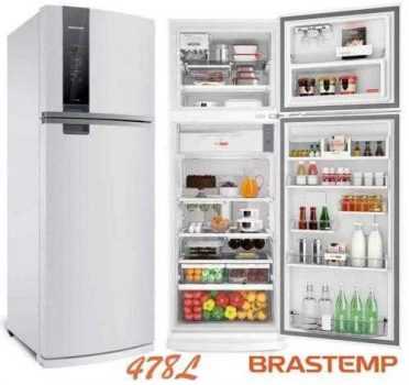 Geladeira BRASTEMP Frost Free Duplex 478 litros Branca com Freezer Control Advanced - BRM59AB