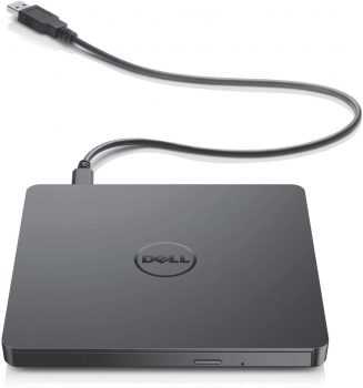 Gravador DVD Externo Dell Slim – Portátil – USB – Preto – DW316