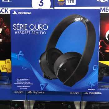 Headset Gamer Sony - Série Ouro PS4 e PS4 VR