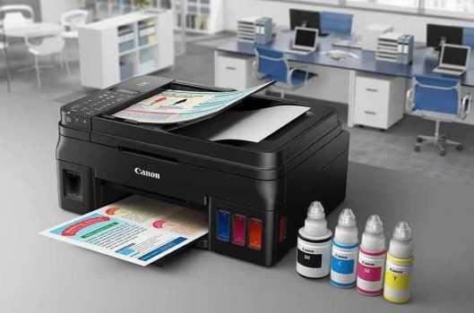 Impressora Multifuncional Canon Mega Tank G4110 - Tanque de Tinta Colorida Wi-Fi USB
