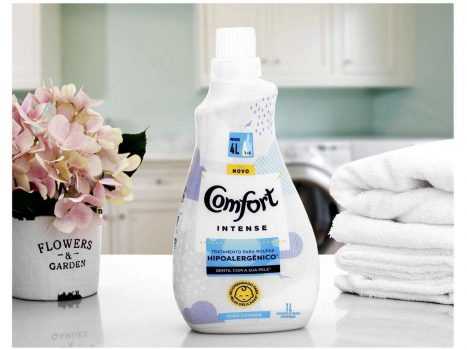Kit Amaciante de Roupa Comfort Puro Cuidado - Concentrado 1L Cada 3 Unidades