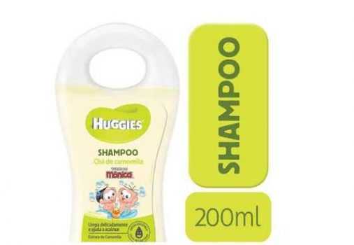 Kit com 6 Shampoo Huggies Turma da Mônica Camomila 200 ml