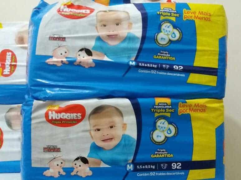 Kit Fraldas Huggies Tripla Proteção