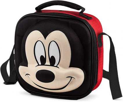 Lancheira 3D Disney Mickey - Lillo, Vermelha/Preto