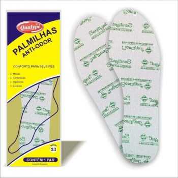 Palmilha De Espuma Anti-Odor, Qualypé, Verde, 33