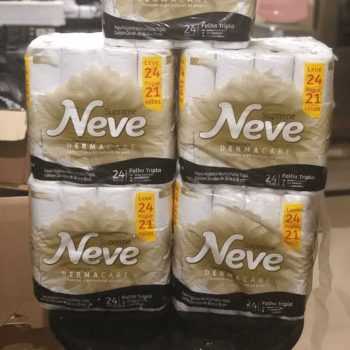 Papel Higiênico Folha Tripla Neve Supreme 24 Rolos - 20m