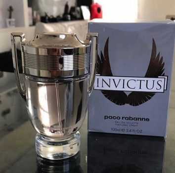 Perfume Masculino Invictus Paco Rabanne Eau de Toilette 100ml - Incolor