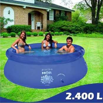 Piscina Inflável Mor 2400L Redonda - Splash Fun