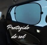 Protetor Solar Para Carro Com Ventosas, Buba, Preto