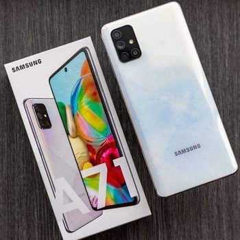 Samsung Galaxy A71 Cinza, com Tela Infinita de 6.7”, 6G, 128GB e Câmera Quádrupla 64MP+12MP+5MP+5MP SM-A715FZSJZTO