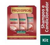 Shampoo Palmolive Naturals Óleo Surpreendente 350Ml Promo Leve 2 Shampoos + 1 Condicionador