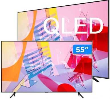 Smart TV 4K QLED 55” Samsung 55Q60TA - Wi-Fi Bluetooth HDR 3 HDMI 2 USB