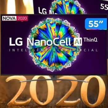 Smart TV Nanocell 55" LG NANO86SNA UHD 4K IPS Wi-Fi, Bluetooth, HDR 10 Pro, Thinq AI, Google Assistente, Alexa