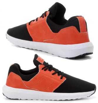 Tênis Burn Glazed Masculino Laranja,Preto - 38 ao 41
