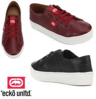 Tênis Ecko Plataforma Feminino Chumbo