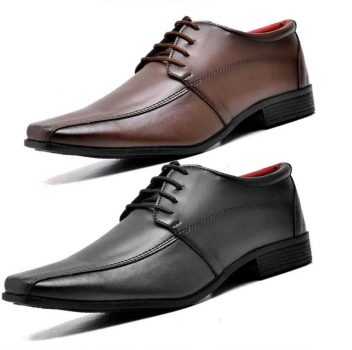 2 Pares Sapato Social Com Cadarço Masculino DUBUY 804MR
