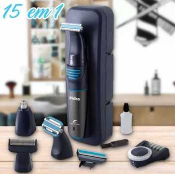 Aparador de Pelos Philco Easyblade Blue Plus Pap09 15 em 1 – Bivolt