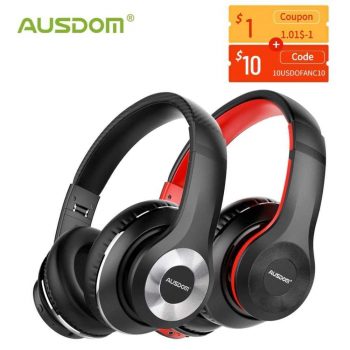 Ausdom anc10 active noise cancelling wireles bluetooth headphones