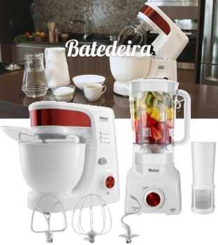 Batedeira Planetária Philco Rubi 500W + Liquidificador Philco PLQ800 Turbo Rubi 900W Pkt32ir