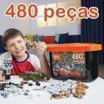 Blocos de Montar - Mega Construx - Mega Bloks - Pro Builders - 480 Peças - Mattel