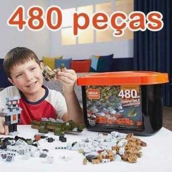 Blocos de Montar - Mega Construx - Mega Bloks - Pro Builders - 480 Peças - Mattel