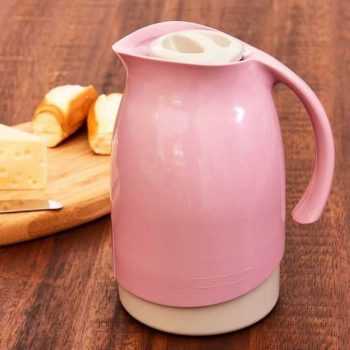 Bule Térmico Plástico, Linha Cuidar, 700 ml, Azul Claro, Sanremo