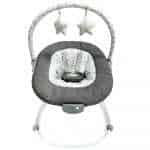 Cadeira De Descanso Baby Style Poly Estrelinha Musical Ate 11kg Cinza 13793314