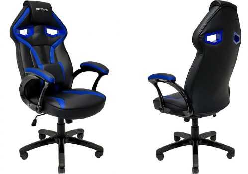 Cadeira Gamer Mymax Mx1 Giratória Preta/Azul
