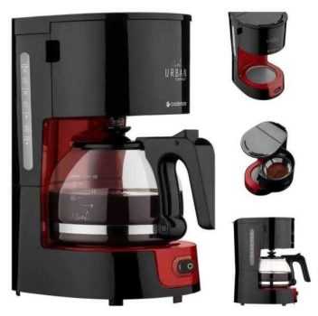 CAFETEIRA CANDENCE URBAN PRETA/VERMELHA 127VOLTS