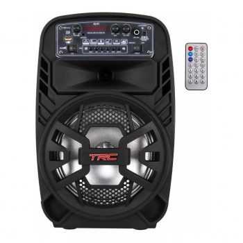 Caixa de Som Bluetooth TRC 510 Ativa Amplificada - 100W USB